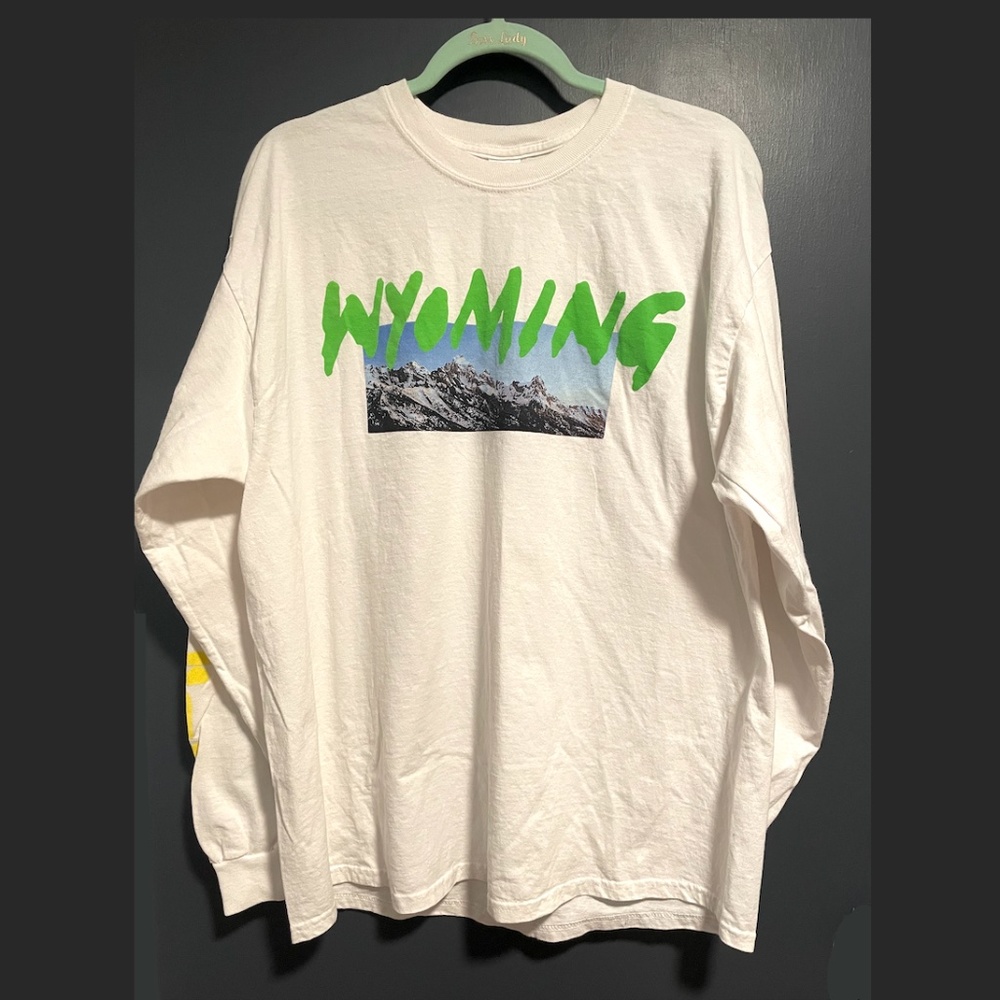 NEW Kanye West Wyoming Long Sleeve White size XL